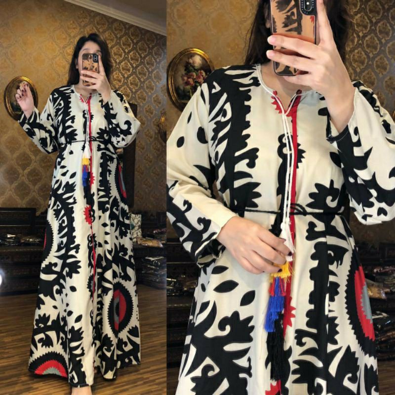 Jalabiyah motif etnik ori mesir