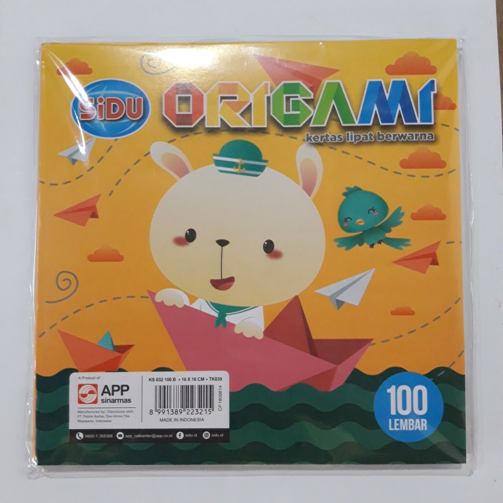 

Origami Sidu Besar (16x16cm)