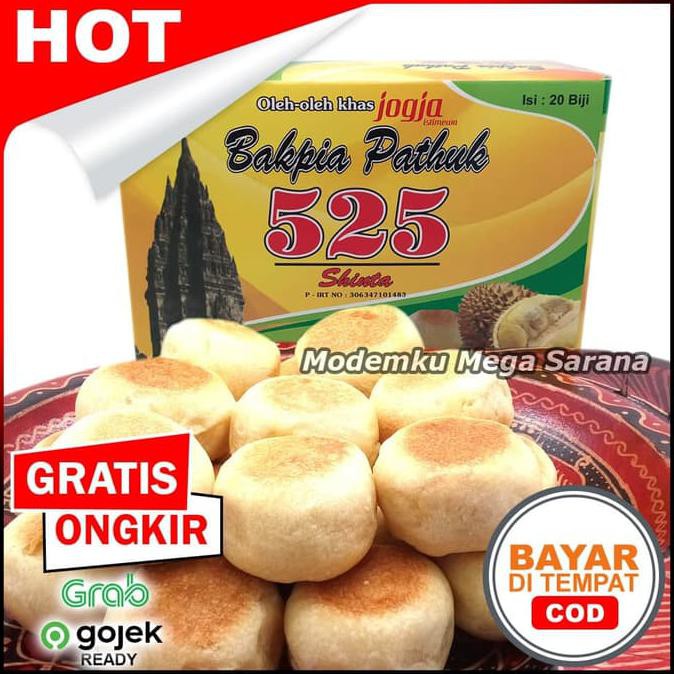 

Best Seller] 20 Biji Bakpia Pathok 525 Asli Jogja - Kering - Rasa Durian