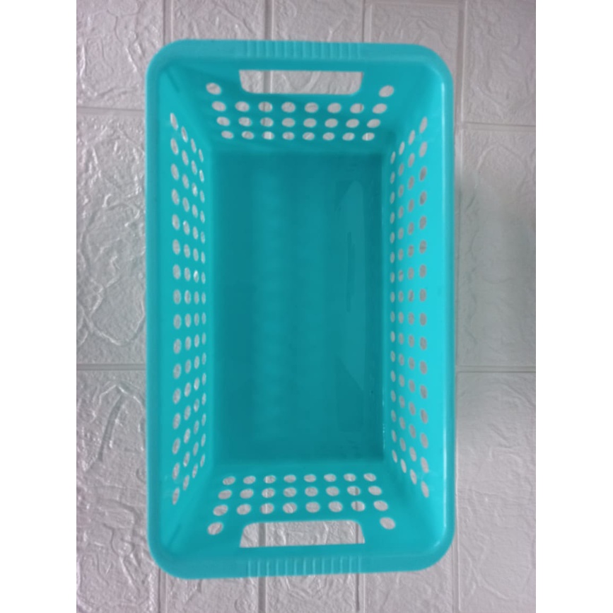 Keranjang Serbaguna Plastik Storage Desk Box KR02 Tempat Kotak Food Grade Penyimpanan Makanan Aksesoris Baju Mini Organizer Container Murah