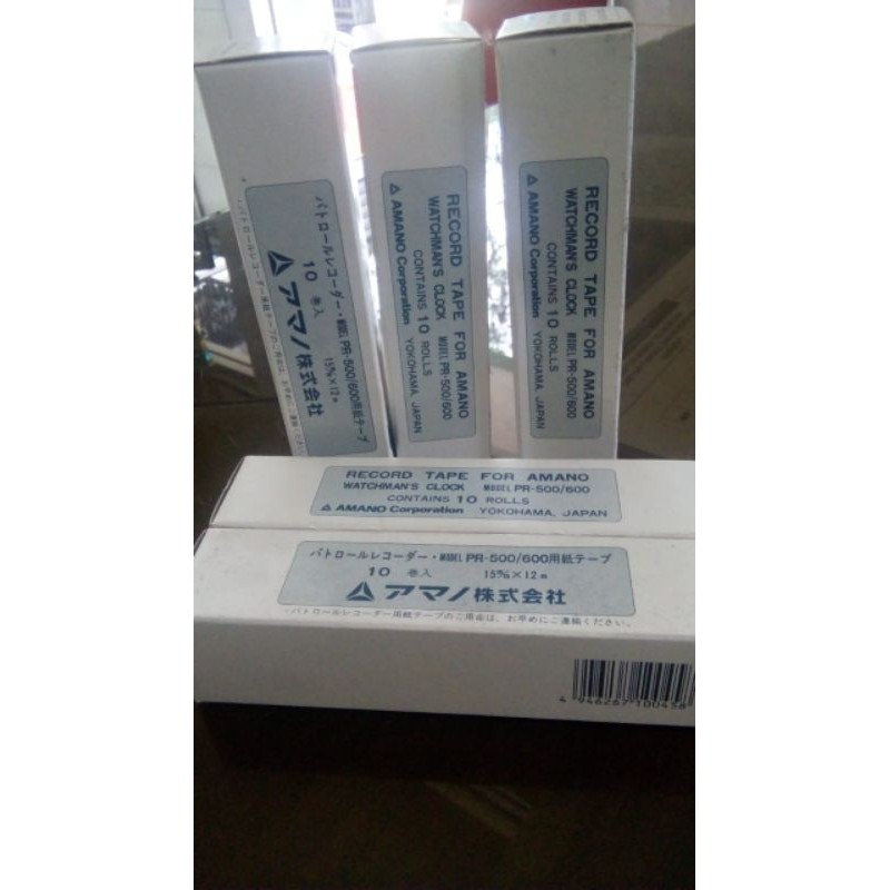 

Amano record tape for Amano pr 500/600