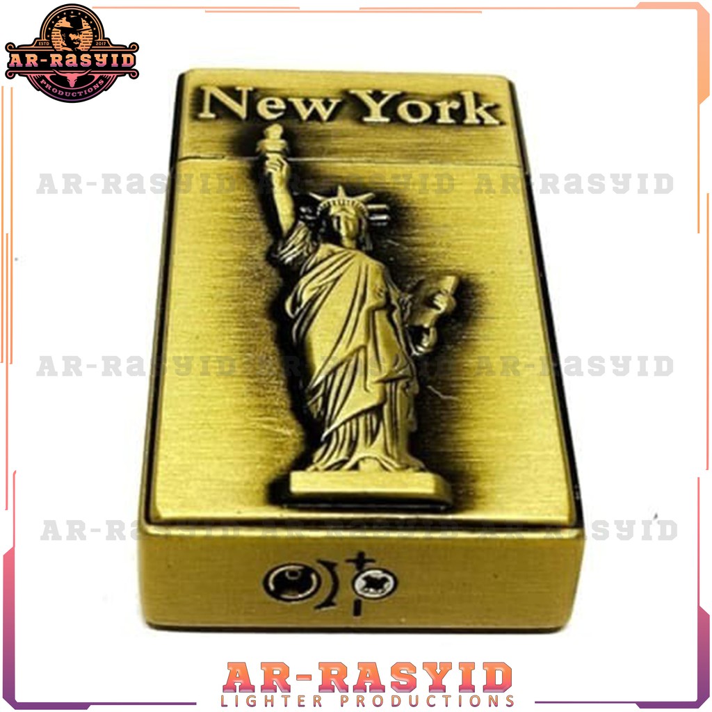 Korek Api Las Gas Motif New York BISA COD