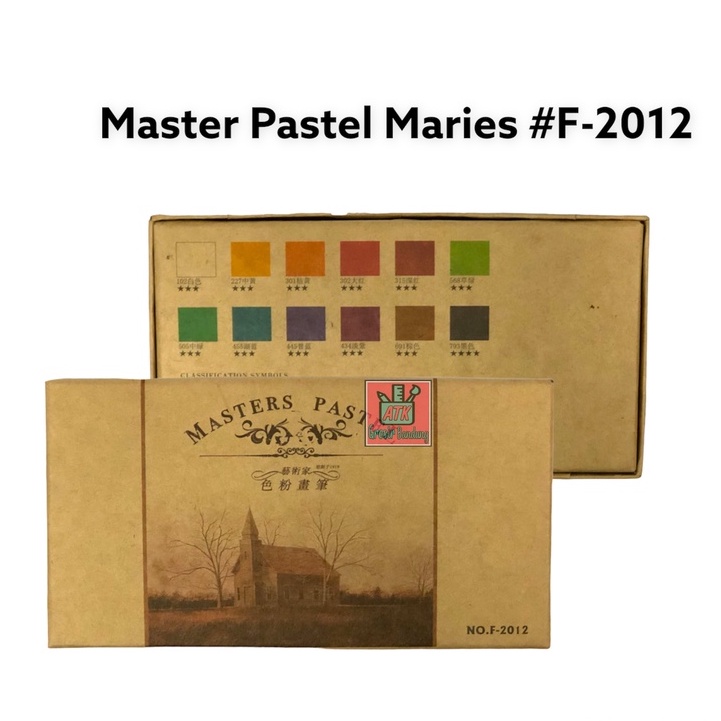 

Master Pastel 12 Colour Maries #F – 2012 / Pastel Master 12 Warna – SHAGB