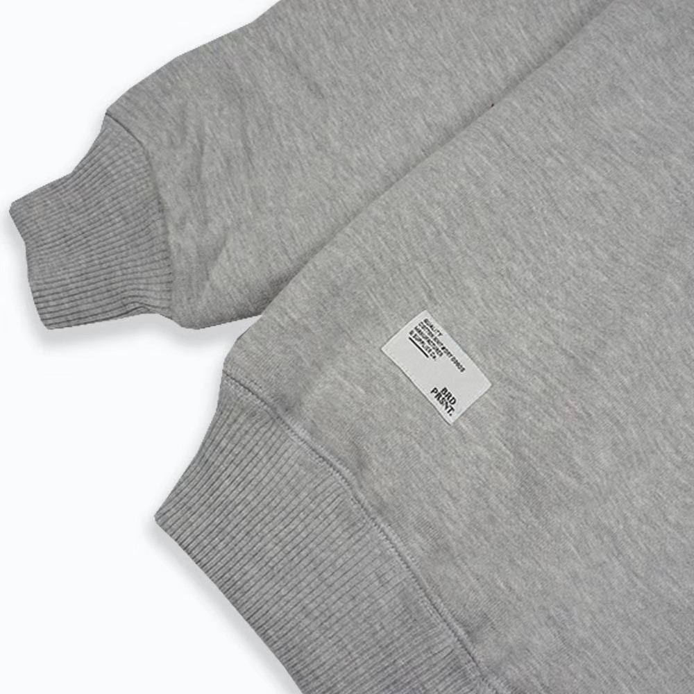 BRAD PRESENT ORIGINAL Sweater Crewneck Sweatshirt cowok warna grey motif neil amstrong seri NABRD 05