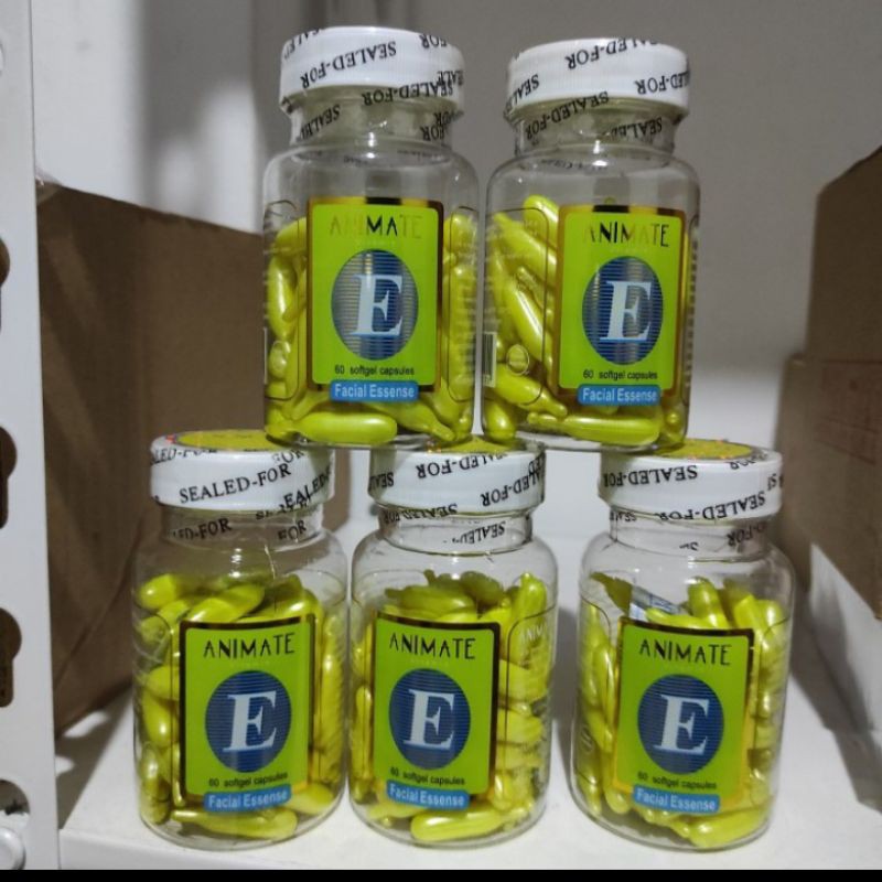 Jual ANIMATE VITAMIN E Facial Essence isi 60 kapsul Shopee Indonesia