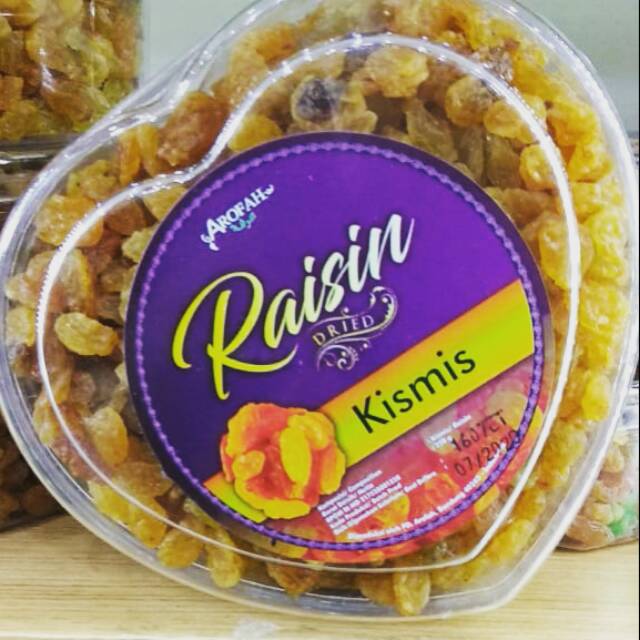 

Kismis Golden Tanpa Biji 250 gram toples love Golden Raisin