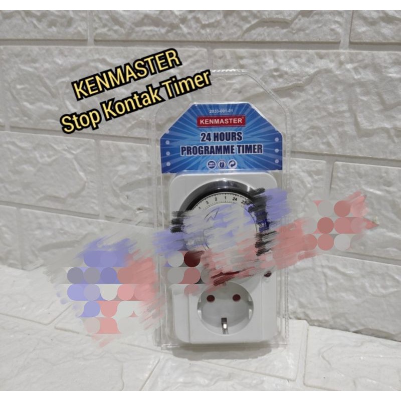 KENMASTER STOP KONTAK TIMER ANALOG MANUAL TIMER STOP KONTAK MANUAL