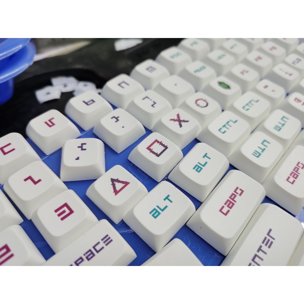 Keycap Keyboard Mekanikal 179 Tombol Tema Video Game Bahan Pbt