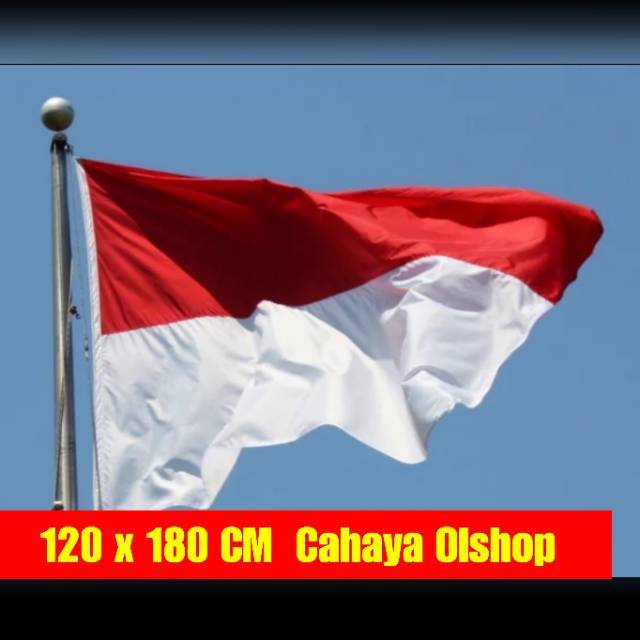 BENDERA MERAH PUTIH SATIN 120 X 180  / BENDERA MERAH PUTIH PREMIUM 120 x 180 / BENDERA MERAH PUTIH S