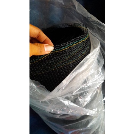 waring tutup kolam ikan 3mx1m bahan RK doubel hitam