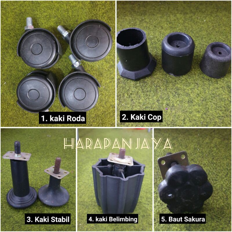 KAKI KURSI BAHAN PLASTIK - KAKI SOFA/SPRINGBED
