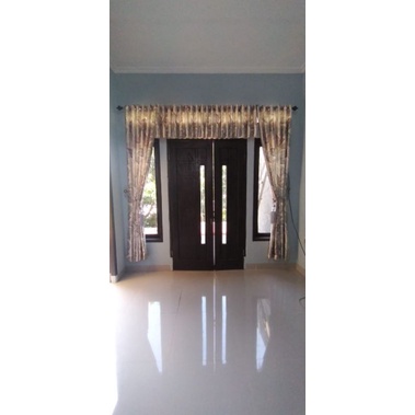 0hordeng unik Motif bunga terbaru, Untuk Jendela Pintu Model Minimalis