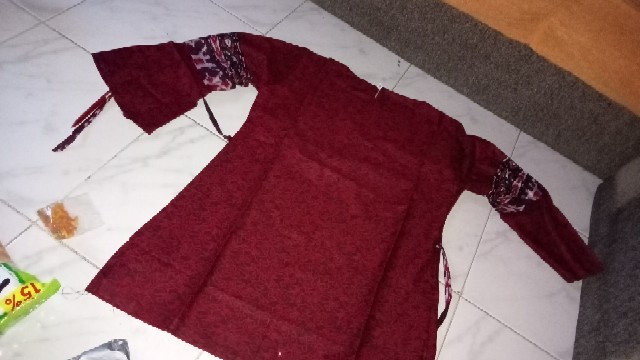 Atasan Batik Dolby Dolbi Dobby Doby Tenun Sutra Tulis Halus Katun Atbm Baron ,sarombit Atasan