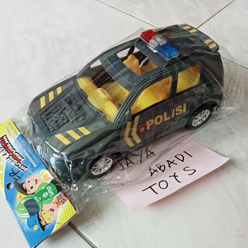 SIM 350 - Mainan Mobil Polisi ukuran panjang sekitar 25cm SIM350