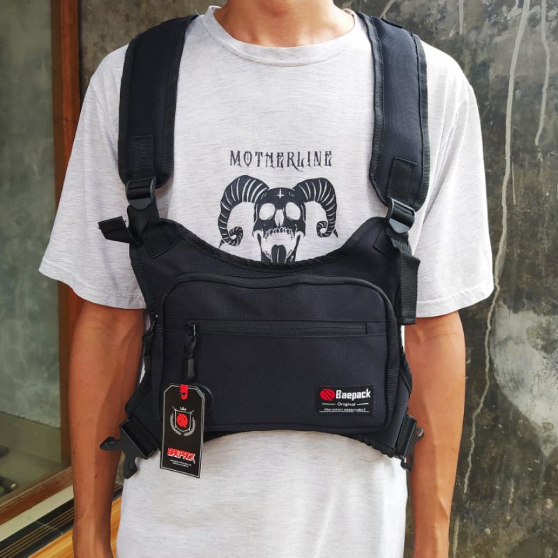 Promo tas dada pria tactical terbaru BAEPACK - tas rompi cowok - chest bag pria tactical