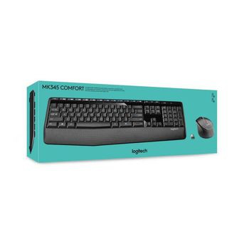 LOGITECH Comfort Wireless KEYBOARD + MOUSE MK345