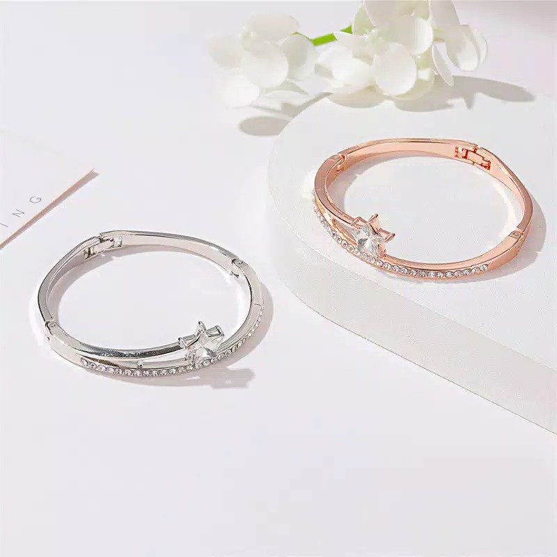 Gelang Tangan MF75  Titanium Energi Magnetik Om Mani Padme Hum Untuk Wanita