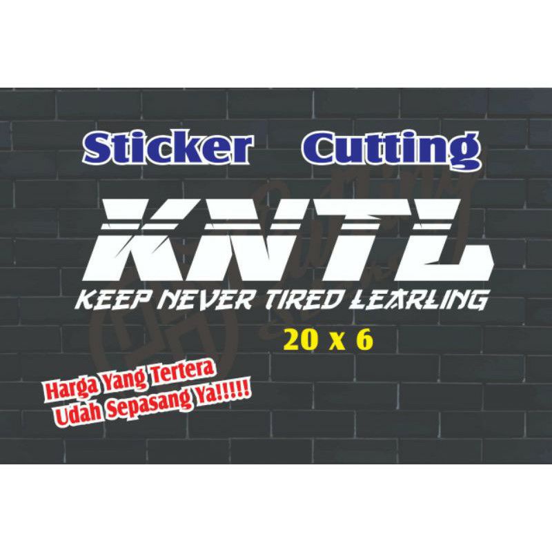 stiker Cutting KNTL buat bodi