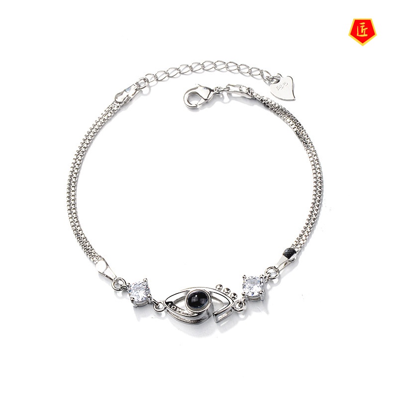 [Ready Stock]Devil's Eye Bracelet Simple Fashion