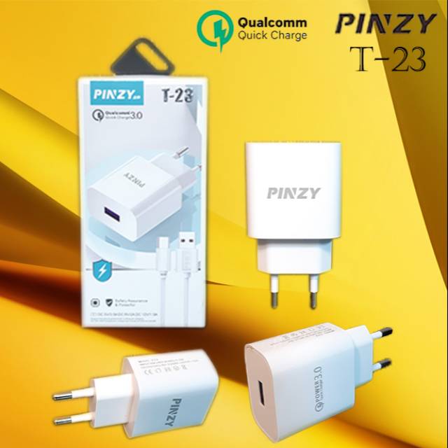 PINZY CHARGER T-23 SERIES SUPPORT QUALCOMM QUICK CHARGE 3.0