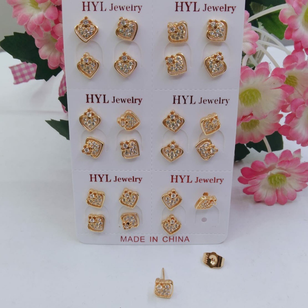 AV333 Grosir Anting Tusuk Dewasa Anting Permata