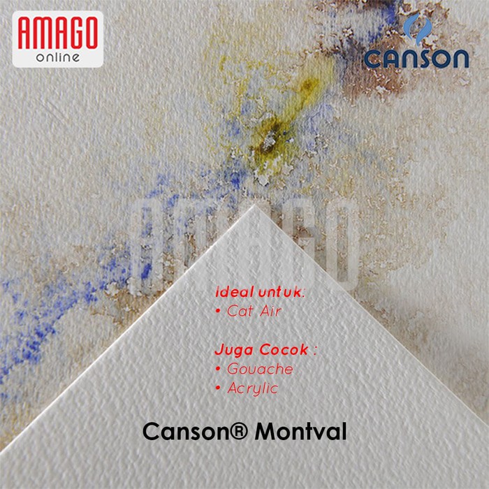 CANSON MONTVAL - COLD PRESSED PAPER - 300G (ROLL) - 152X1000 CM - 200802101