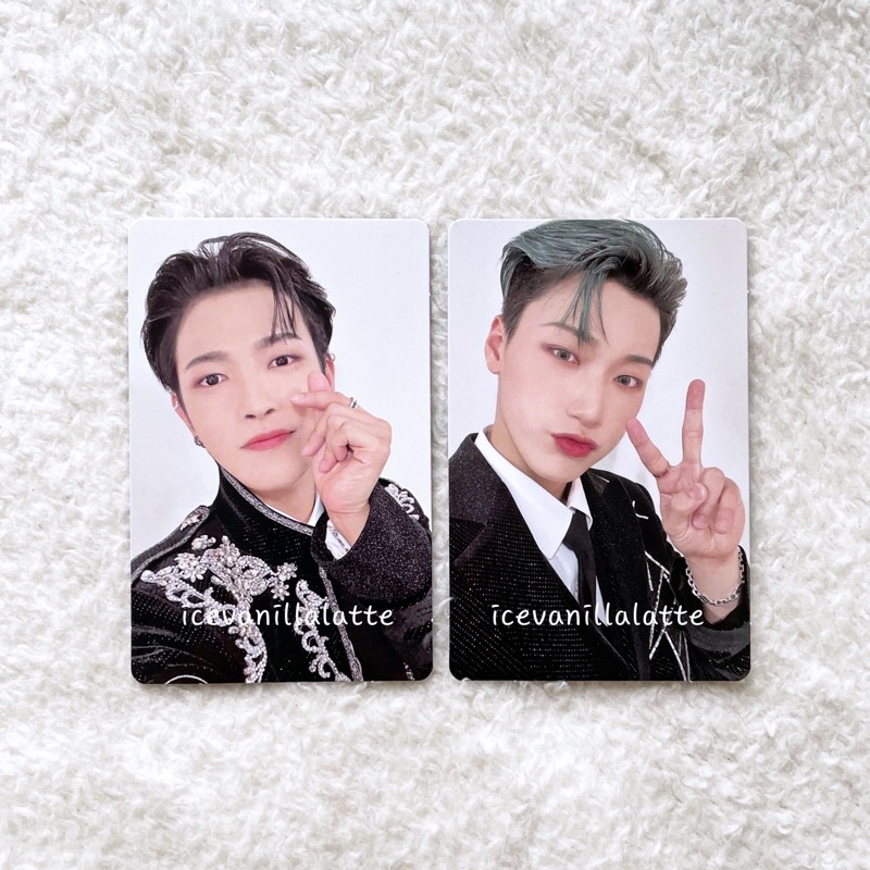ATEEZ SAN & HONGJOONG MMT EU TOUR SOUNDCHECK PHOTOCARD