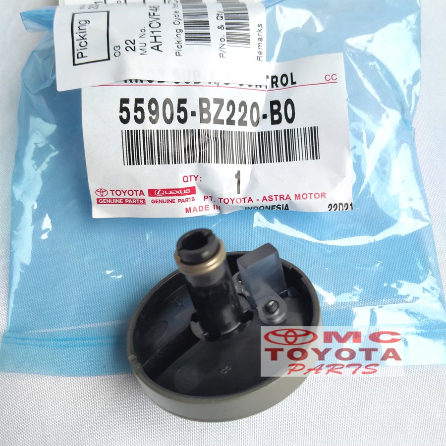 Knob Knop Tombol Stelan Control AC Agya Ayla Calya 55905-BZ220-B0