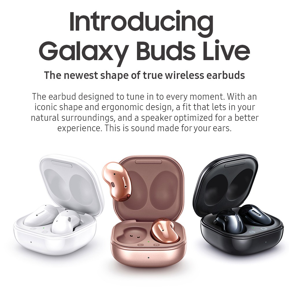 Samsung Galaxy Buds Live Wireless Earphone Headset Bluetooth - Garansi Resmi