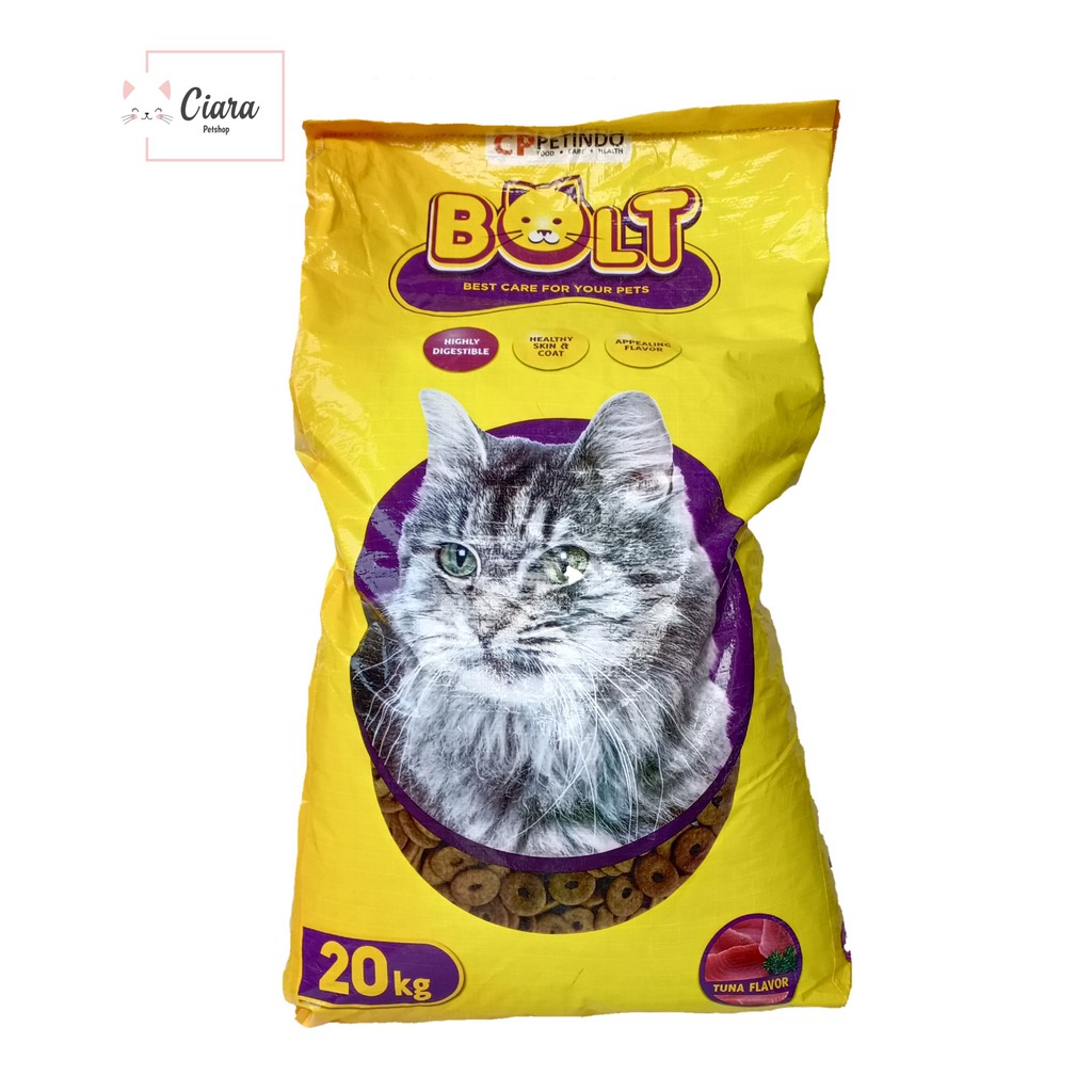 MAKANAN KUCING BOLT DONAT 20 KG