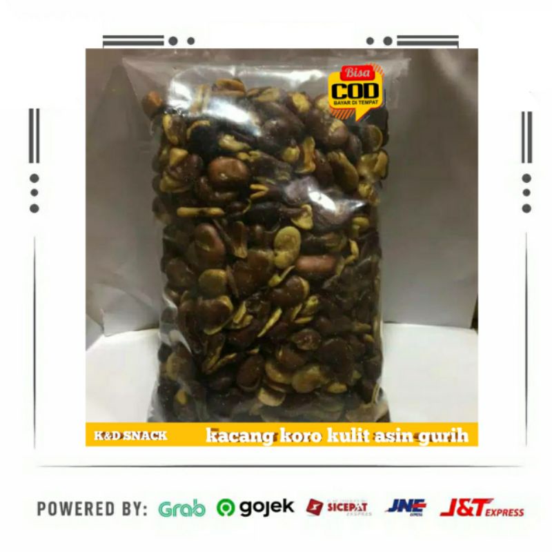 

Kacang koro kulit 500 gram dan 250 gram