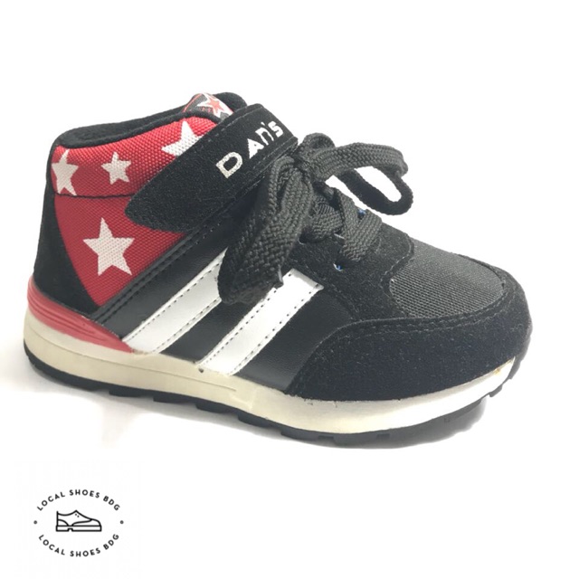 SEPATU DANS ANAK ALVIN BLACK RED