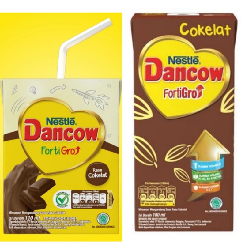 

Dancow Fortigro Susu UHT Coklat Usia Sekolah 110ml/180ml