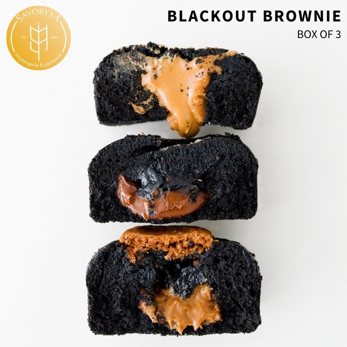 

Blackout Brownies Box of 3 SAVORYYA