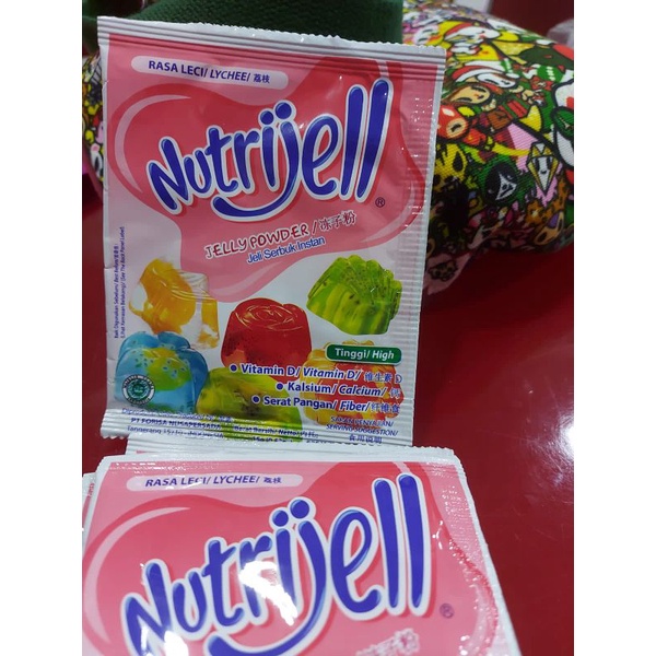 

NutriJell Jelly Powder Agar Agar Bubuk Rasa Leci Lychee 15Gr