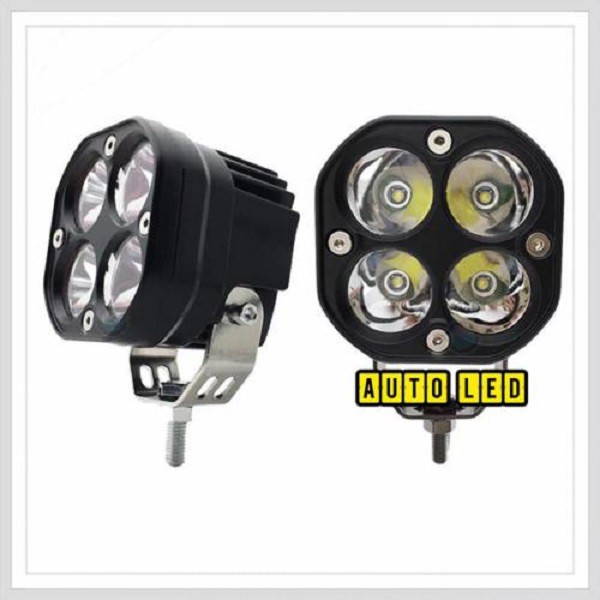 Lampu Sorot Tembak 40 Watt Flash KEDIP 4 Titik mata LED WorkLight