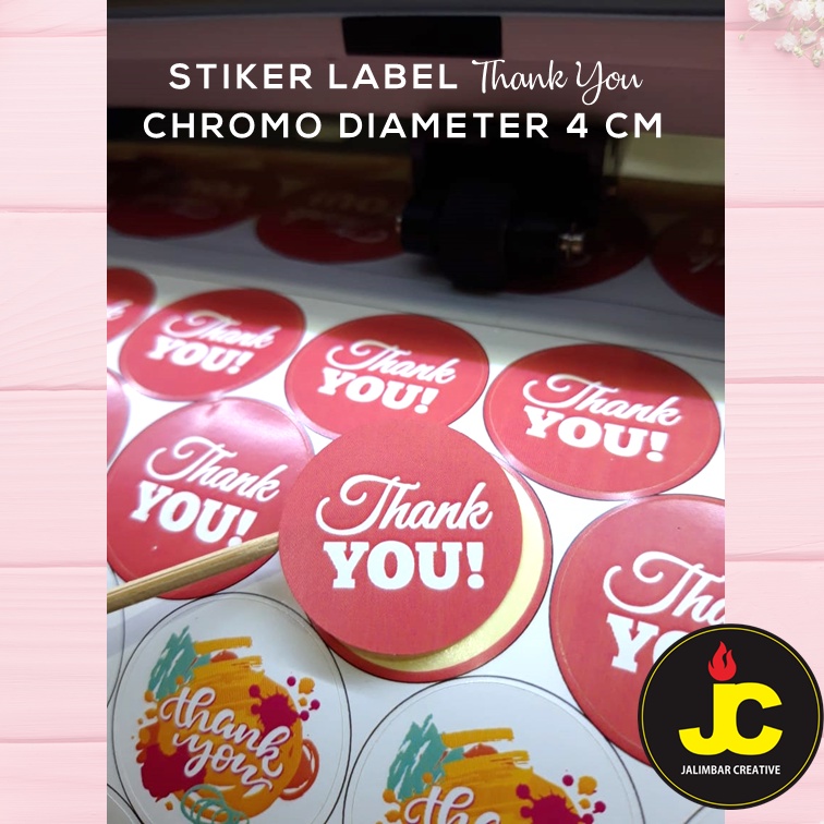 

Stiker Label Pengiriman Thank You, Stiker Thank You for Your Order Bentuk Bulat Harga Satuan Ukuran 2,5 3 4 5 cm