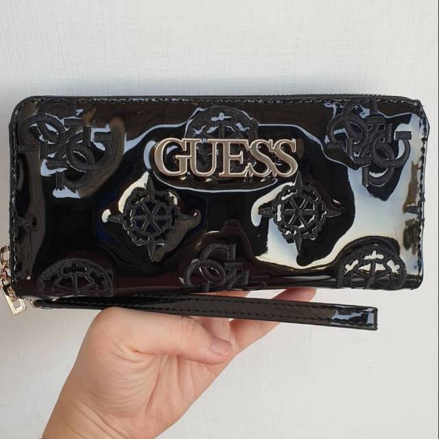 guess peony shine wallet
