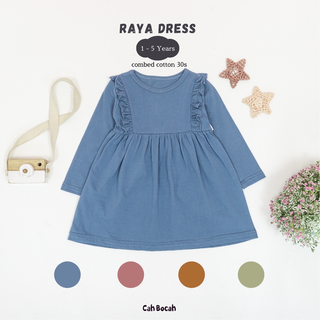 Cah Bocah Raya Dress Anak Perempuan Lengan Panjang