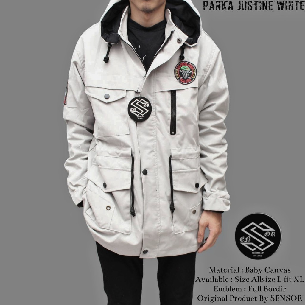 TURUN HARGA ! Juns Jaket Parka Pria Justine Premium Quality / Jaket Gunung