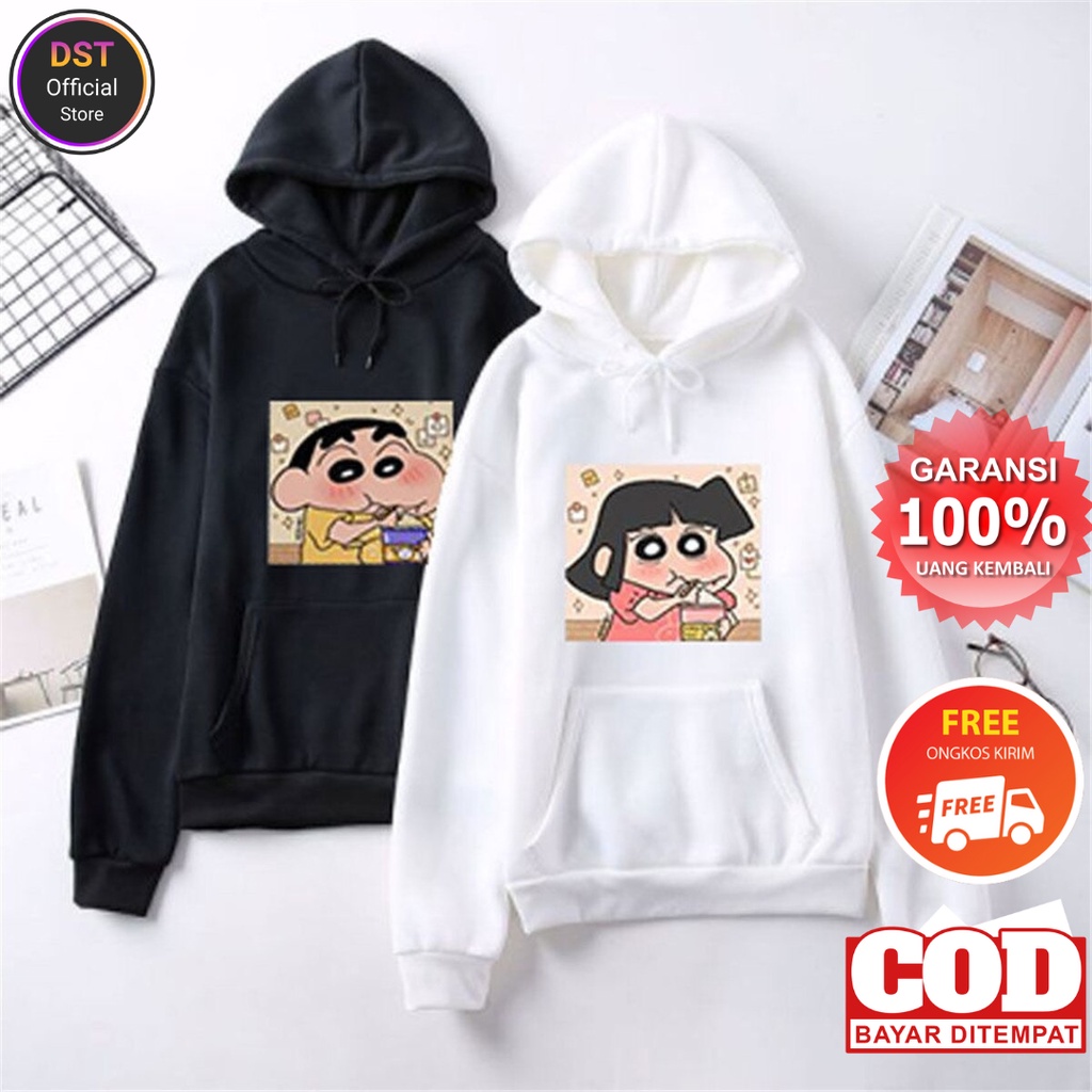 Hoodie Hodie Hoddie Couple Sahabat Switer Hoody Cauple Cople Pasangan Pria Wanita Desain Gambar Cray
