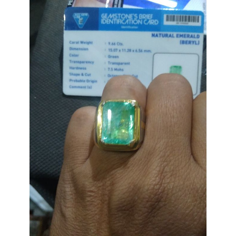 emerald beryl natural columbia+memo