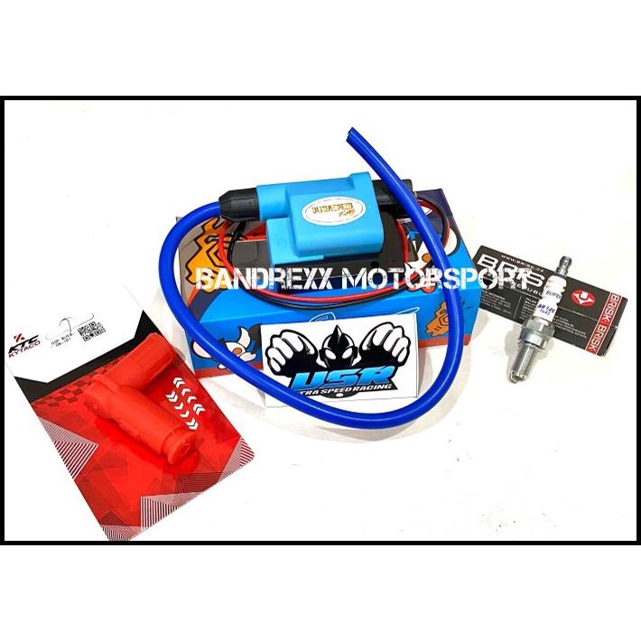 Paket Koil Usr+Busi Brisk Ar12C+Cop Busi Ktc For Nmax-Aerox 155-Lexi.
