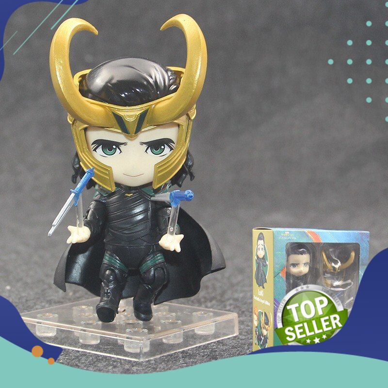 Action Figure Termurah Film Gambar 10 Cm Avengers Super Hero Nendoroid Thor Ragnarok Loki 866 Pvc Co