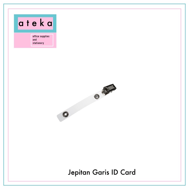 

jepit garis jepit buaya id card isi 100pcs