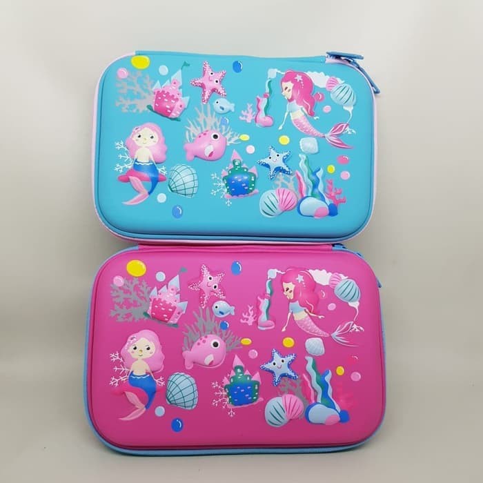 

Kotak pensil dan alat tulis Smiggle EVA Hardcase MM 3D Waterproof - Fuchsia