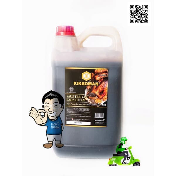 

PROMO KIKKOMAN BLACK PEPPER TERIYAKI-SAUS TERIYAKI LADA 5.7KG KHUSUS GOSEND TERMURAH