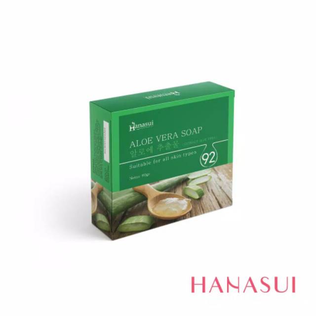 SABUN HANASUI - Hanasui Body Bar Aloe Vera Soap 60gr