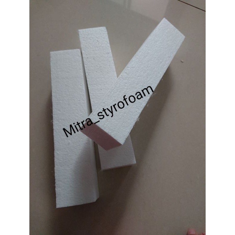 

styrofoam/gabus /sterofoam 5cm x5cm x25cm