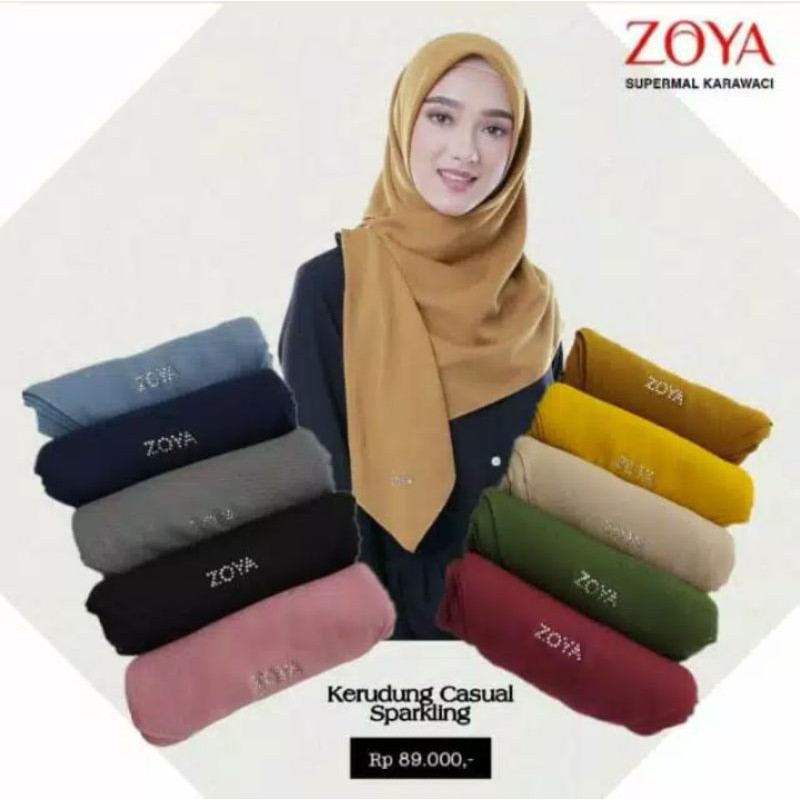 CASUAL SPARKLING SCARF BY ZOYA